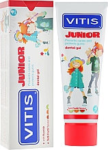Kup Żelowa pasta do zębów dla dzieci - Dentaid Vitis Junior