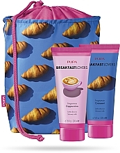 Zestaw - Pupa Breakfast Lovers Croissant/Cappuccino Kit 3 (sh/milk/200ml + sh/milk/200ml + bag) — Zdjęcie N1