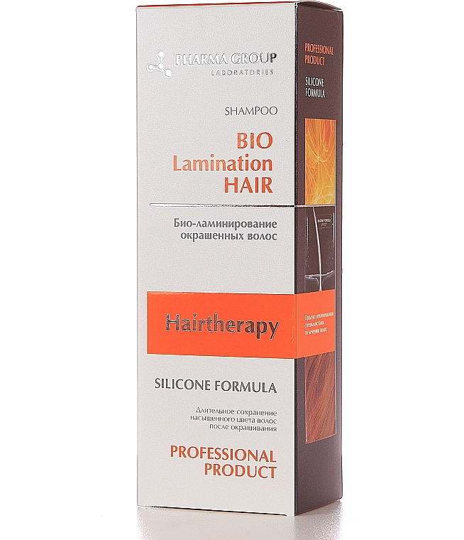Szampon do włosów farbowanych Efekt laminowania - Pharma Group Laboratories Bio Lamination Hair