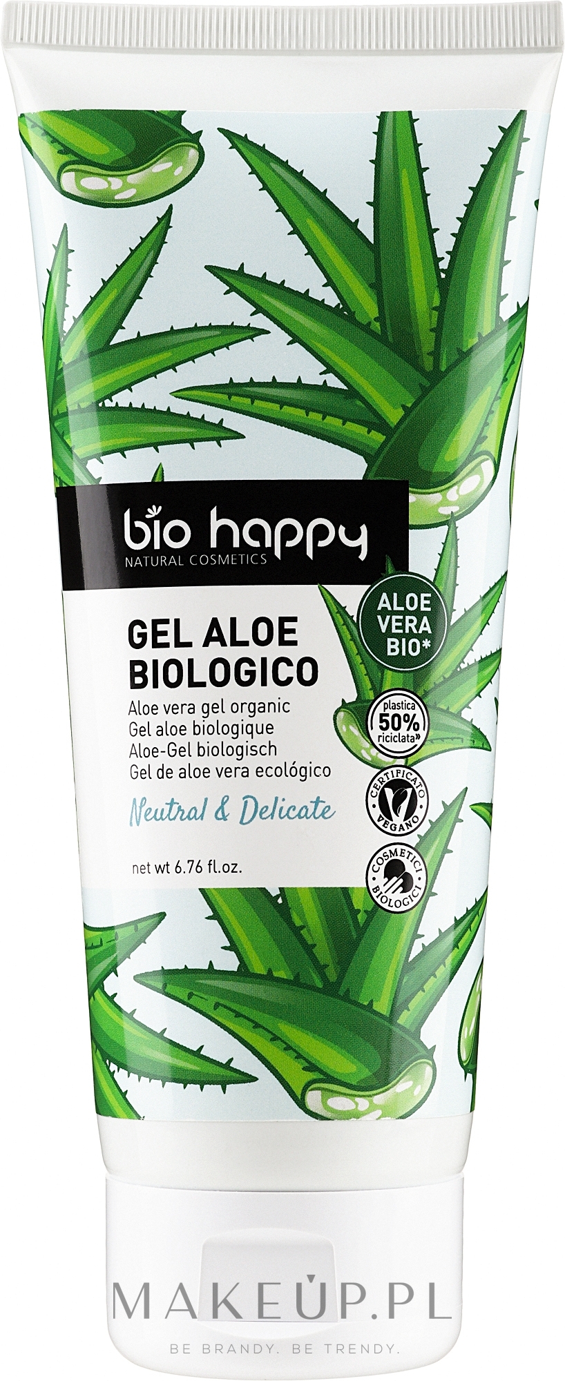Żel do twarzy i ciala Aloes - Bio Happy Neutral & Delicate Aloe Gel — Zdjęcie 200 ml