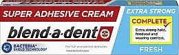 Krem do mocowania protez - Blend-A-Dent Super Adhesive Cream Fresh Complete  — Zdjęcie N2