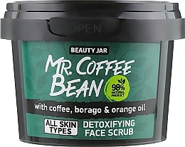 Detoksykujący peeling do twarzy - Beauty Jar Detoxifying Face Scrub Mr. Coffee Bean — Zdjęcie N2