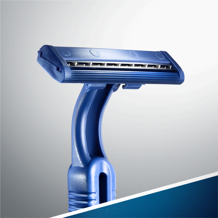 Jednorazowe maszynki do golenia, 9 + 1 szt. - Gillette Blue II Chromium — Zdjęcie N8