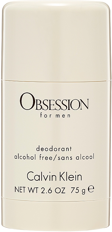 Dezodorant w sztyfcie dla mężczyzn - Calvin Klein Obsession For Men — фото N1