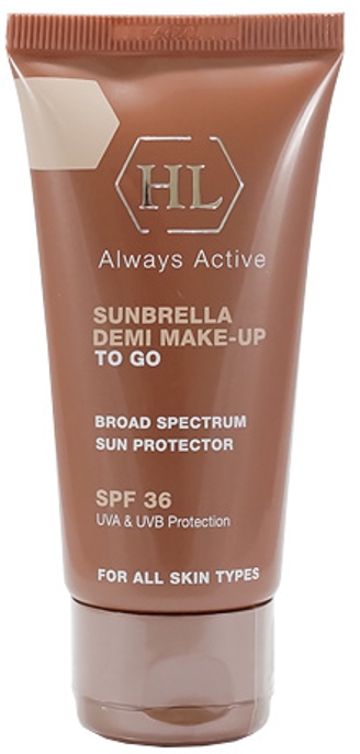Przeciwsłoneczny krem do opalania z tonem - Holy Land Cosmetics Sunbrella SPF 36 Demi Make-Up — Zdjęcie N3