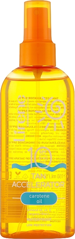 Przyspieszacz opalania z karotenowym olejem SPF 10 - Lirene Oil Waterproof SPF 10 — Zdjęcie N1