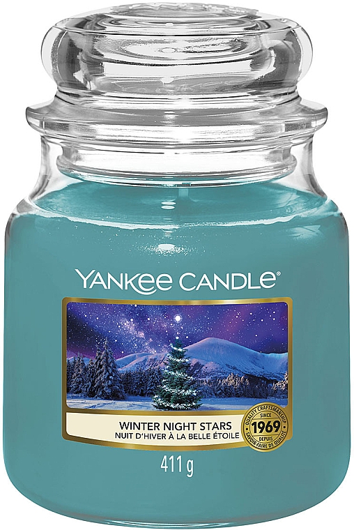 Świeca zapachowa w słoiku - Yankee Candle Winter Night Stars Jar Candle — Zdjęcie N3