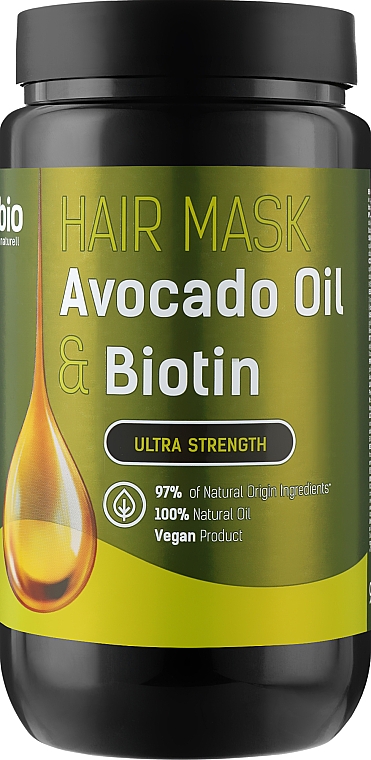 Maska do włosów z olejem z awokado i biotyną - Bio Naturell Hair Mask 