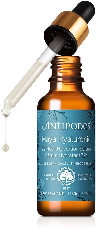 Nawilżające serum do twarzy - Antipodes Maya Hyaluronic 72 Hour Hydration Serum — Zdjęcie N1