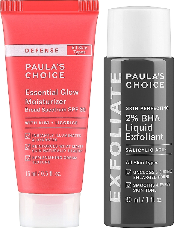 Zestaw - Paula's Choice Boosting Bestellers Kit (f/tonic/30ml + f/cr/15ml) — Zdjęcie N2