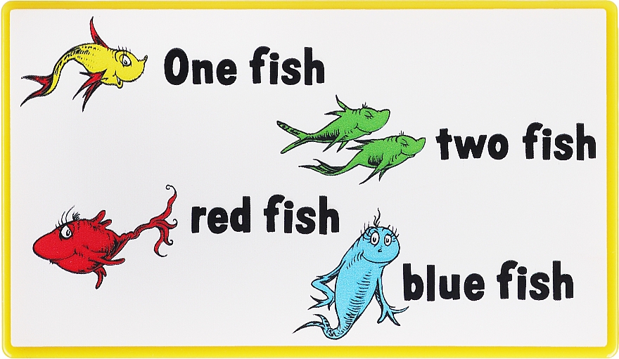 Paletka cieni do powiek - I Heart Revolution Dr. Seuss One Fish Two Fish Red Fish Blue Fish Eyeshadow Palette — Zdjęcie N3