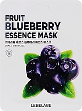 Kup Maseczka do twarzy z ekstraktem z jagód - Lebelage Fruit Blueberry Essence Mask