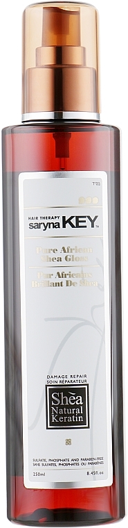 Spray nabłyszczający z masłem shea - Saryna Key Damage Repair Keratin Treatment Pure African Shea Gloss — Zdjęcie N5