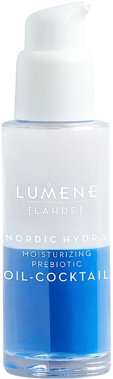 Nawilżający koktajl do twarzy z prebiotykiem - Lumene Nordic Hydra Moisturizing Prebiotic Oil-Cocktail — Zdjęcie N1