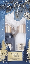 Kup Zestaw świąteczny - Aura Cosmetics (b/wash/170ml + b/lot/170ml + sponge)