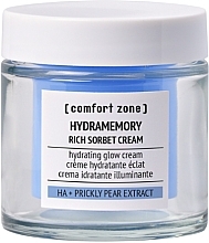 Bogaty kremowy sorbet zapewniający głębokie nawilżenie i blask - Comfort Zone Hydramemory Rich Sorbet Cream — Zdjęcie N3