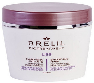 Wygładzająca maska do włosów puszących się i nieposłusznych - Brelil Bio Treatment Liss Smoothing Mask For Frizzy And Rebellious Hair — Zdjęcie N2