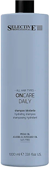Nawilżający szampon do codziennego stosowania - Selective Professional OnCare Daily Hydrating Shampoo — Zdjęcie N1