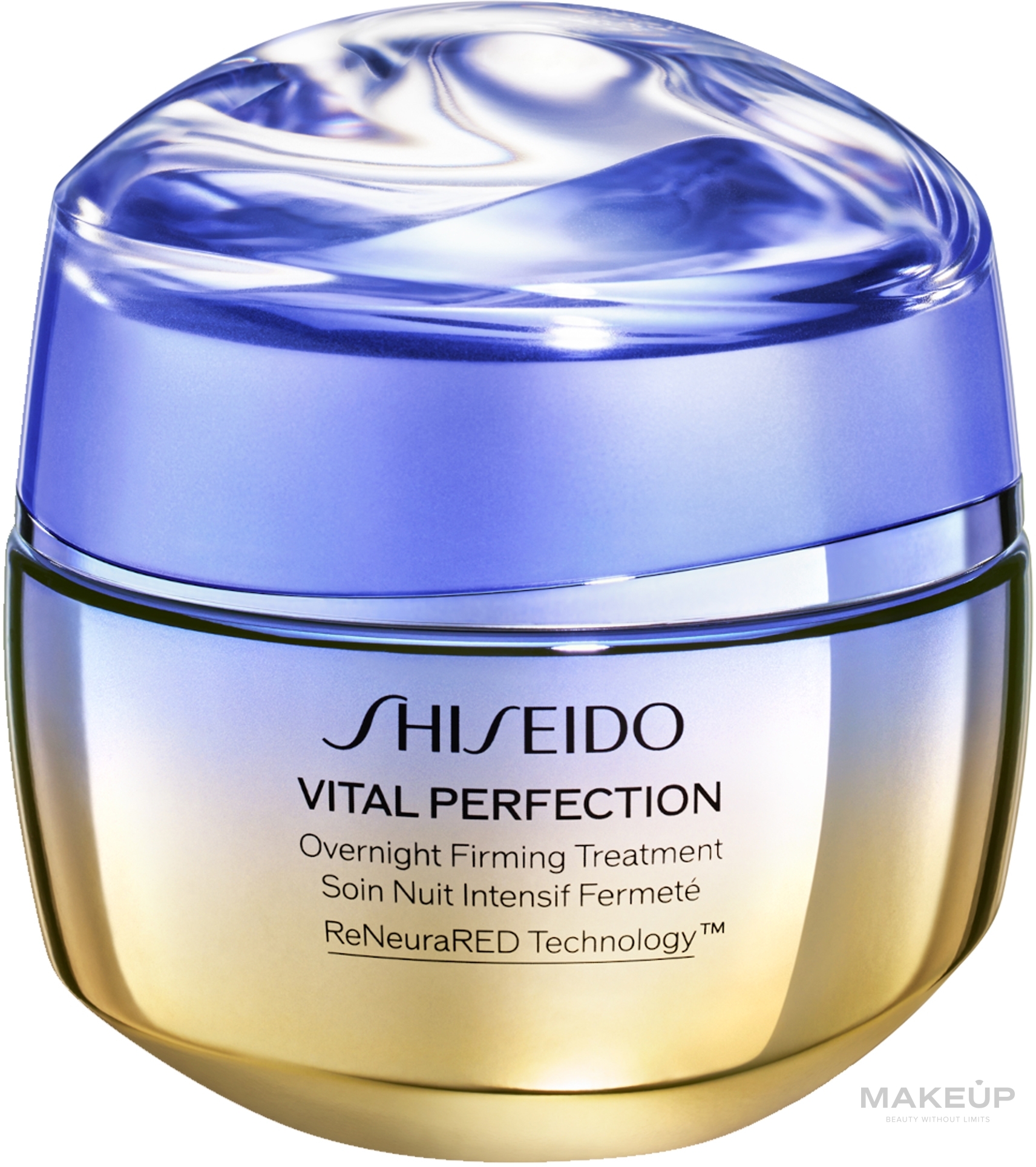 Nocny zabieg ujędrniający na twarz - Shiseido Vital Perfection Overnight Firming Treatment — Zdjęcie 50 ml