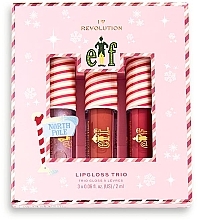 Zestaw błyszczyków do ust - I Heart Revolution Lip Gloss Set Candy Cane Forest (lip/gloss3x2ml) — Zdjęcie N1