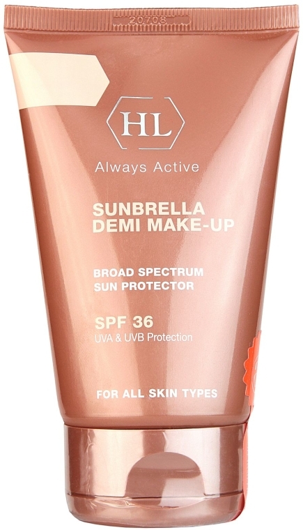 Przeciwsłoneczny krem do opalania z tonem - Holy Land Cosmetics Sunbrella SPF 36 Demi Make-Up