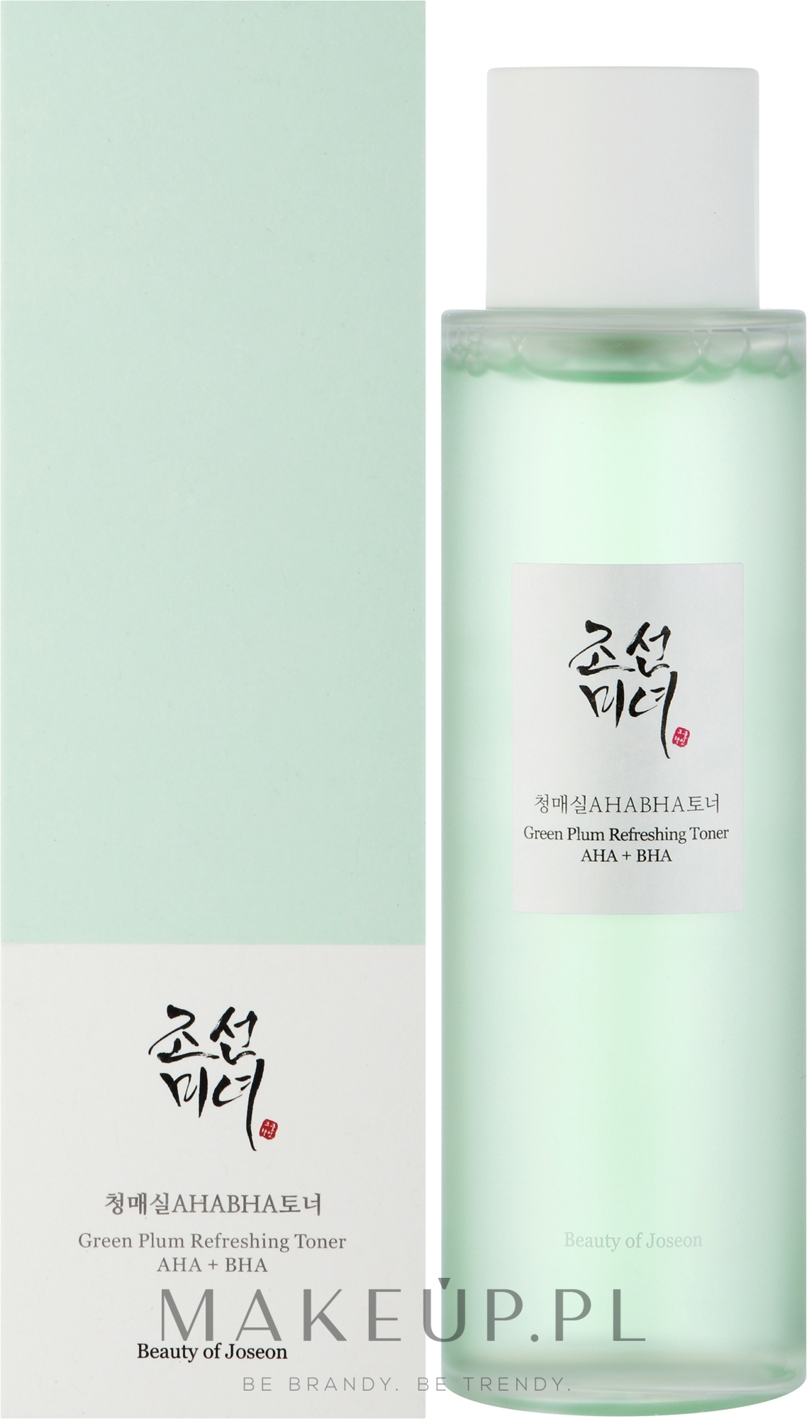 Kwasowy tonik do twarzy - Beauty of Joseon Green Plum Refreshing Toner AHA + BHA — Zdjęcie 150 ml