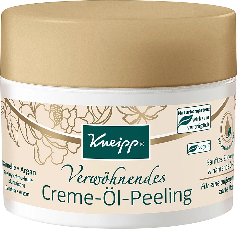 Peeling do ciała Kamelia i argan - Kneipp Pampering Cream-Oil-Peeling — Zdjęcie N1