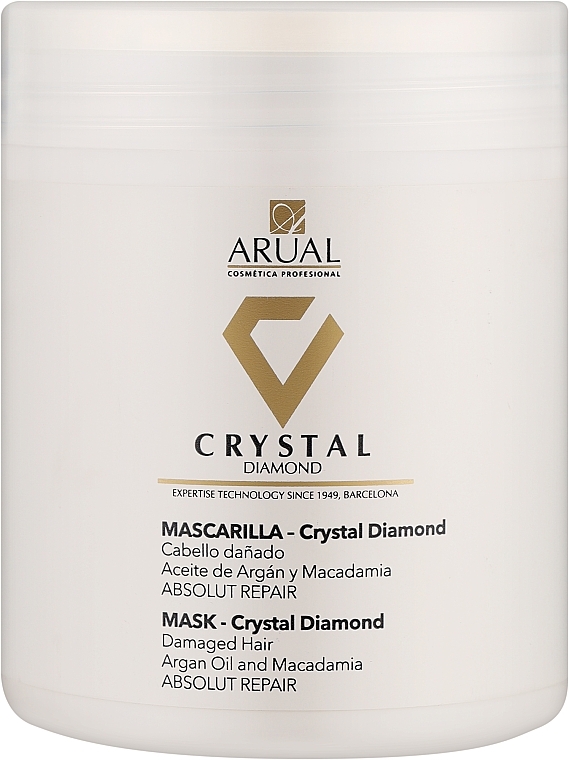 Intensywnie regenerująca maska do włosów - Arual Crystal Diamond Mask — Zdjęcie N2