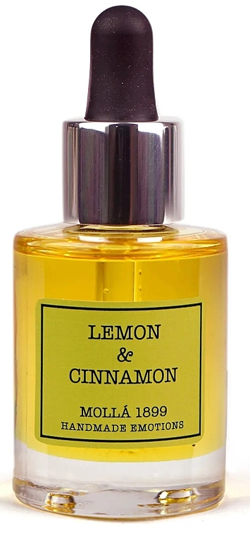 Olejek eteryczny - Cereria Molla Lemon & Cinnamon Essential Oil Soluble In Water — Zdjęcie N1