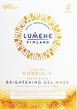Rozświetlająca żelowa maska do twarzy - Lumene Valo Nordic-C Fresh Glow Brightening Gel Mask — Zdjęcie N2