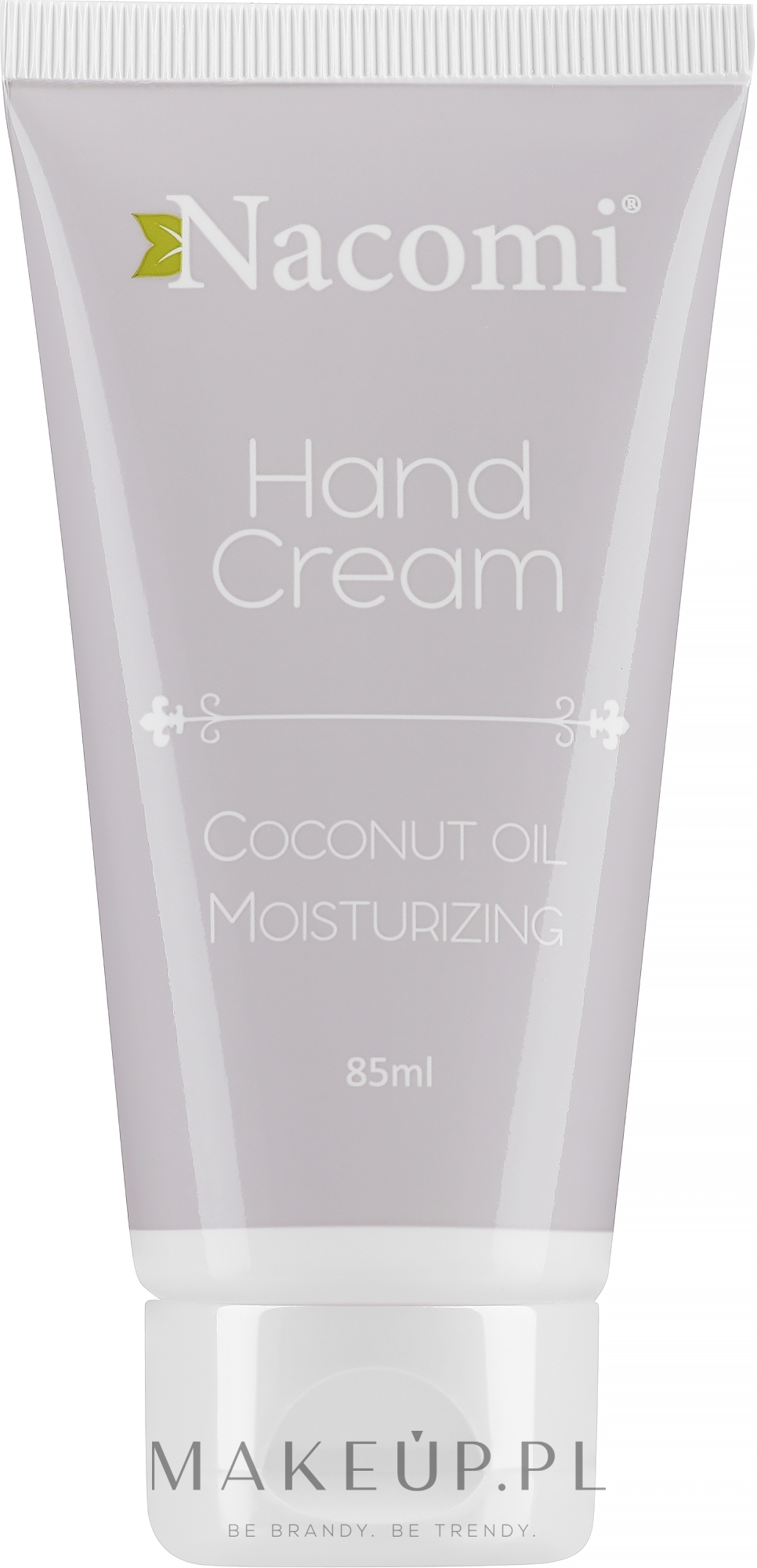 Kokosowy krem do rąk Intensywne nawilżenie - Nacomi Moisturizing Hand Cream — Zdjęcie 85 ml