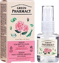 Kup PRZECENA! Jedwab w płynie Serum na łamliwe końcówki - Green Pharmacy Serum For Brittle Ends *