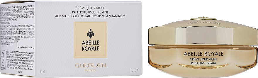 Ujędrniający krem do twarzy na dzień - Guerlain Abeille Royale Rich Day Cream — Zdjęcie N1