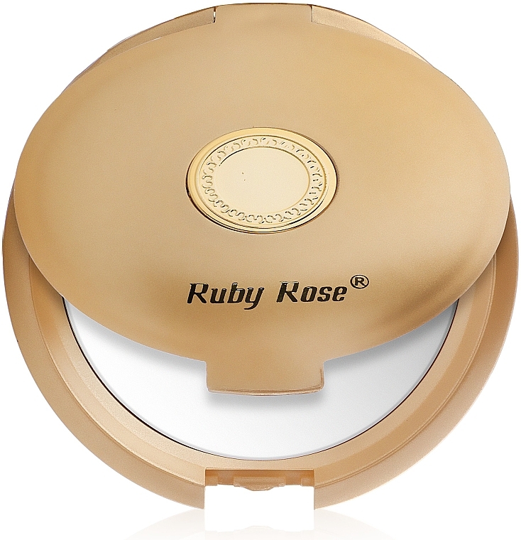 Dwustronne okrągłe lusterko, złote - Ruby Rose Delux Two-Way Mirror