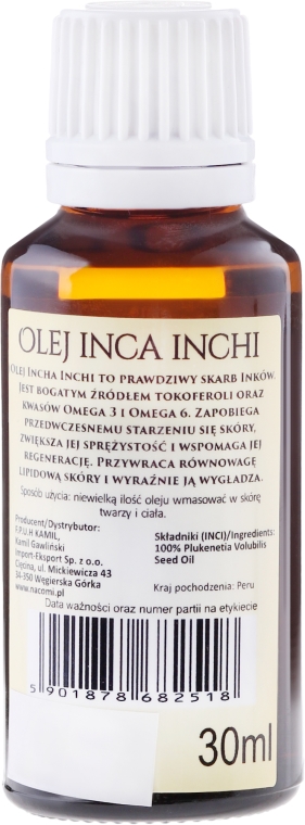 Olej Inca Inchi - Nacomi — Zdjęcie N2
