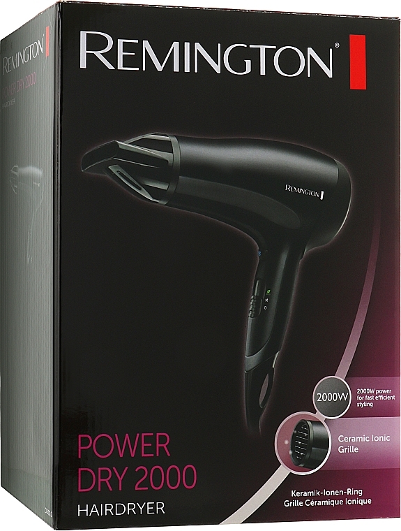 Suszarka do włosów - Remington D3010 Power Dry  — Zdjęcie N2