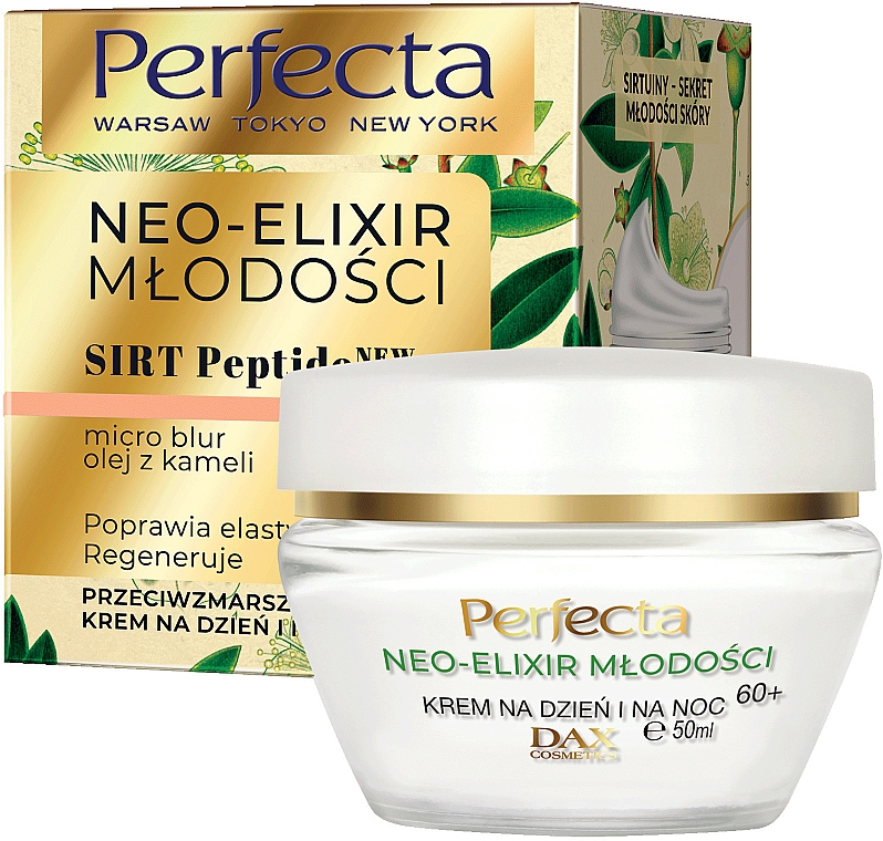 Przeciwzmarszczkowy krem na dzień i na noc 60+ - Perfecta Neo-Elixir of Youth Anti-wrinkle Day & Night Cream 60+ — Zdjęcie N1