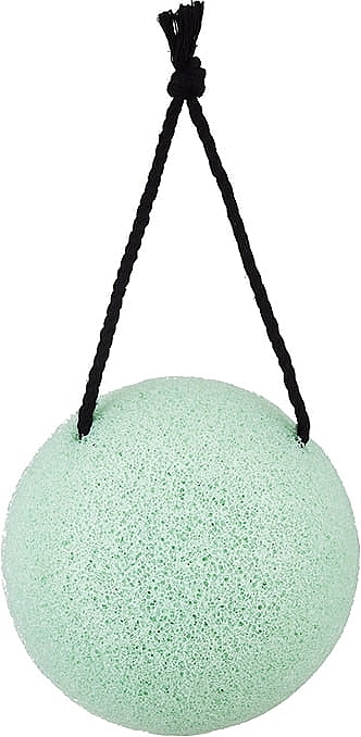 Gąbka konjac z zieloną glinką do oczyszczania twarzy - Glov Konjac Facial Sponge With Green Clay — Zdjęcie N1