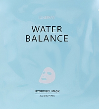Kup Hydrożelowa maseczka do twarzy przywracająca nawilżenie skóry - Lindsay Water Balance Hydrogel Mask All Skin Types