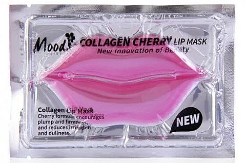 Hydrożelowa maska do ust - Moods Collagen Cherry Lip Mask — фото N1
