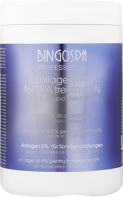 Kolagen 5% do zabiegów spa na cellulit i rozstępy - BingoSpa Collagen Wraps For Cellulite And Stretch Marks — Zdjęcie N1