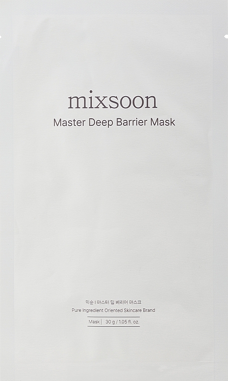 Regenerująca maska na twarz - Mixsoon Master Deep Barrier Mask — Zdjęcie N1