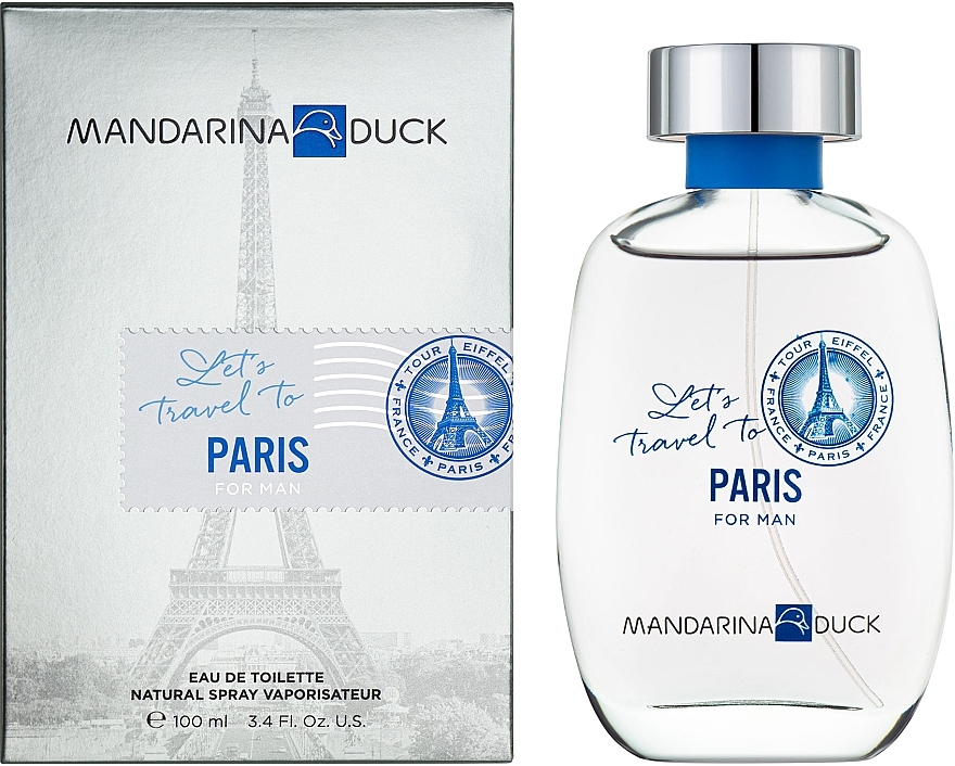Mandarina Duck Let's Travel To Paris For Man - Woda toaletowa — Zdjęcie N2