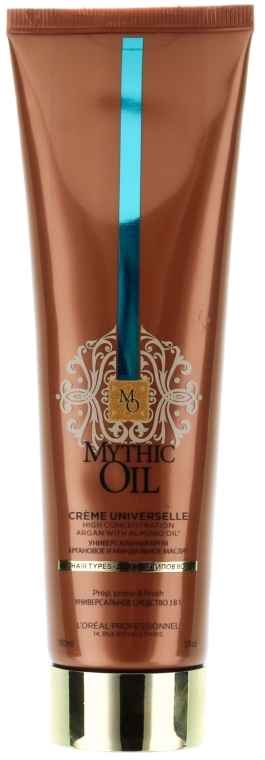 Krem z olejkami do włosów 3 w 1 - L'Oreal Professionnel Mythic Oil Cream — Zdjęcie N1