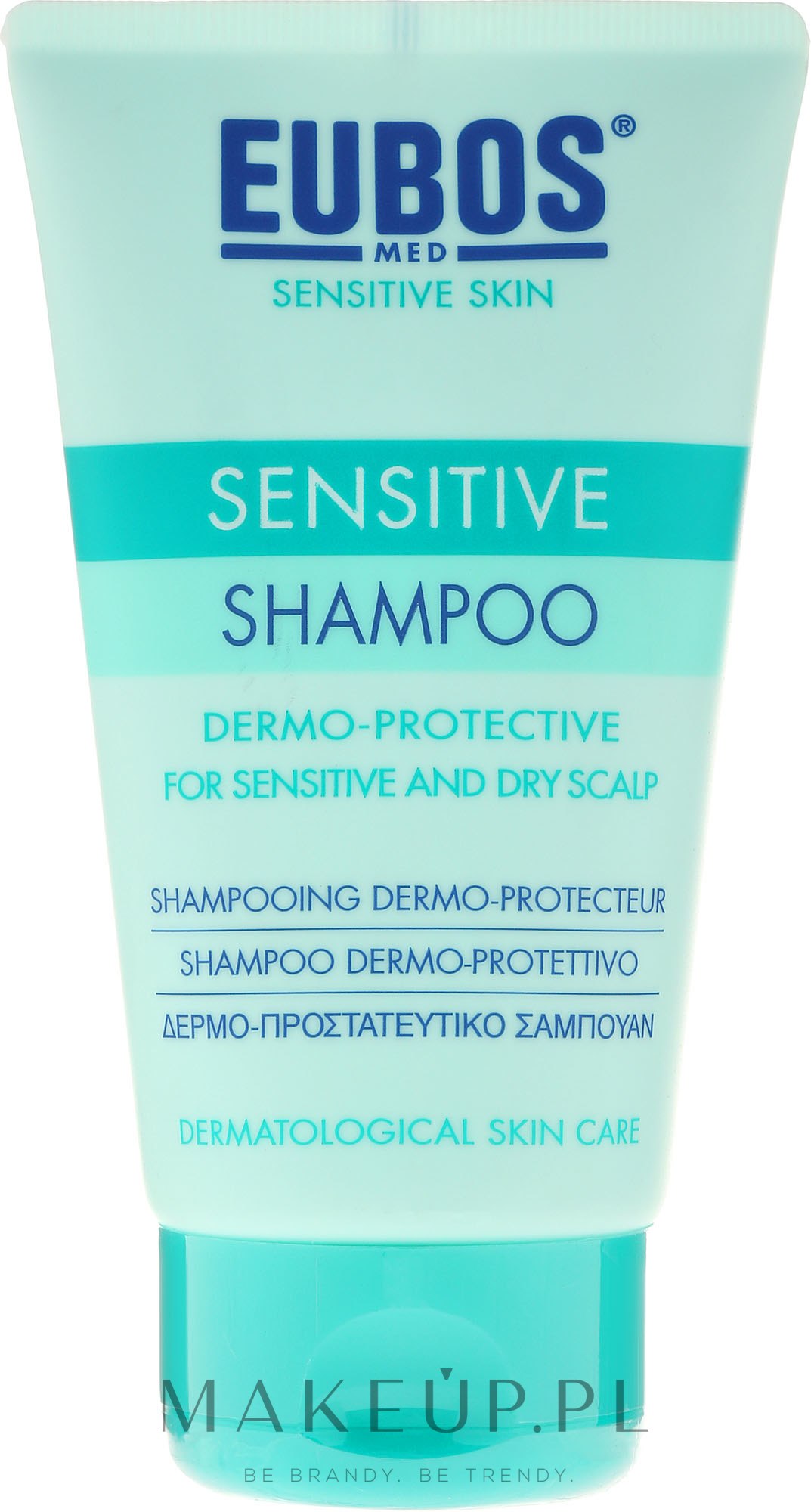 Szampon do wrażliwej i suchej skóry głowy - Eubos Med Sensitive Shampoo — Zdjęcie 150 ml