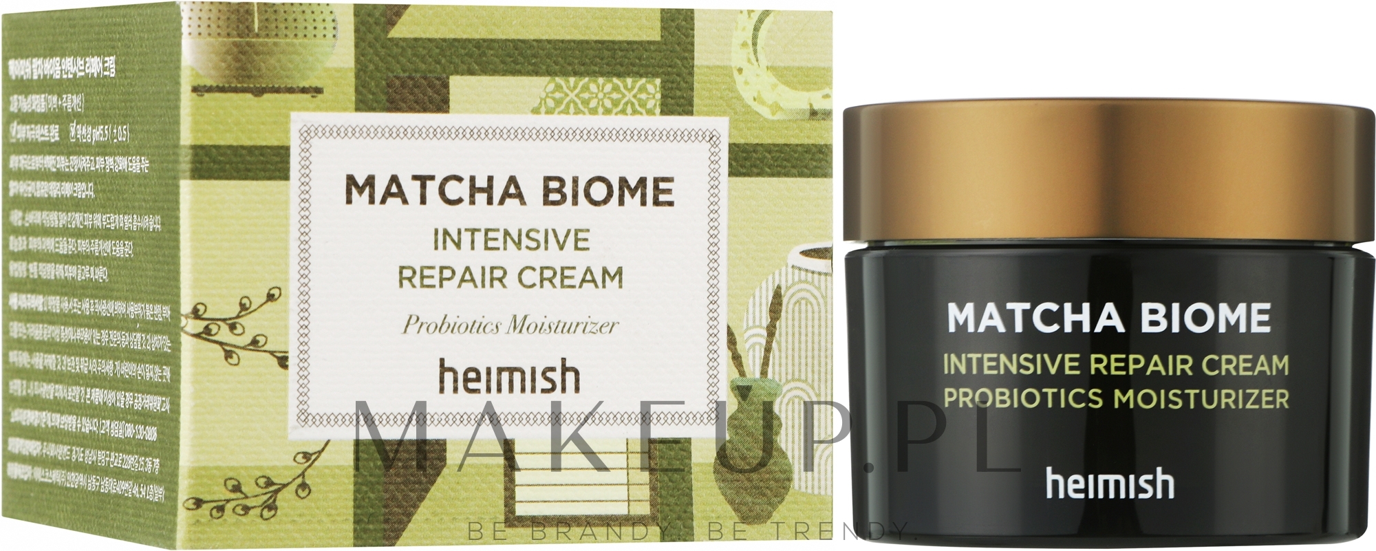 Probiotyczny krem rewitalizujący do twarzy - Heimish Matcha Biome Intensive Repair Cream — Zdjęcie 50 ml