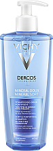 Delikatny mineralny szampon wzmacniający do włosów - Vichy Dercos Mineral Soft Shampoo — Zdjęcie N1