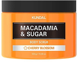 Kup Peeling do ciała Kwiaty wiśni - Kundal Macadamia&Sugar Body Scrub Cherry Blossom