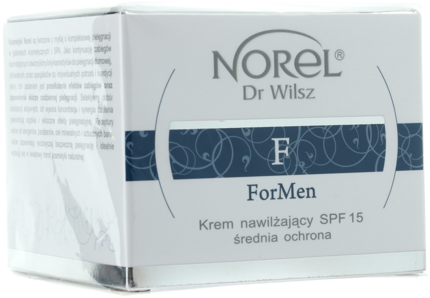 Nawilżający krem przeciw zmarszczkom SPF 15 - Norel ForMen Moisturizing cream Anti-Age — Zdjęcie N1