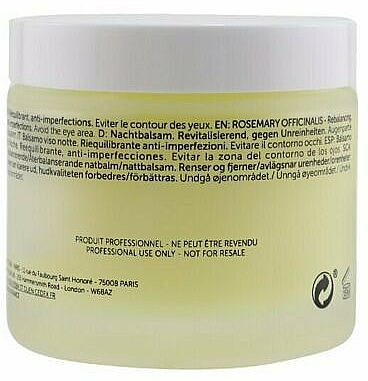 Rozmarynowy balsam do twarzy na noc - Decleor Rosemary Officinalis Night Balm — Zdjęcie N3